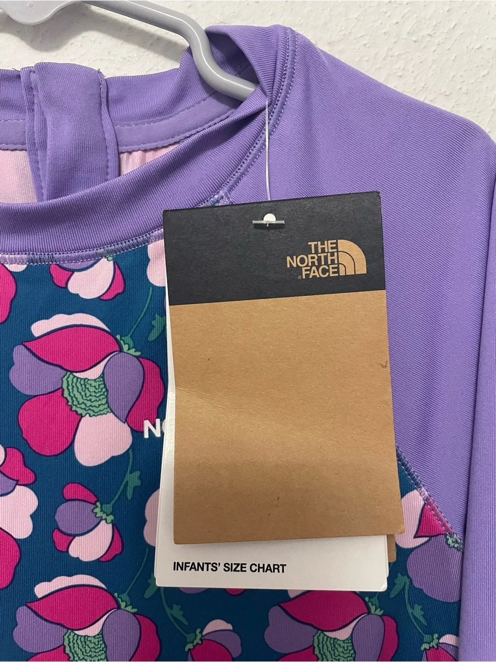 The North Face Amphibius Sun Rash Guard  Swimsuit Baby Girls 18-24 Months New